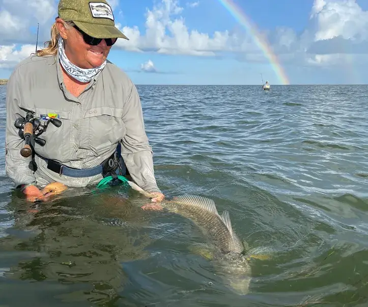 trophy redfish caught on baffin bay